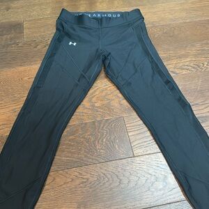 Under Armour. Women’s, black, compression leggings. Rarely worn.
